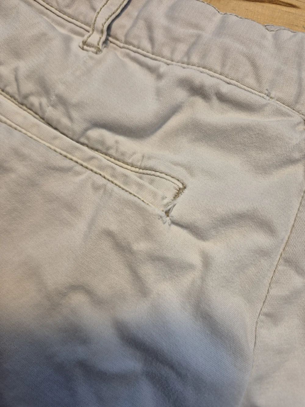 Faherty Light Tan Cotton Flat-Front Shorts 4992